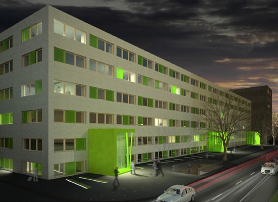 bei Nacht | © Tröger Architekten