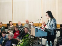 Impulsvortrag von Stadtbaurätin Prof. Dr. Elisabeth Merk. Foto: die urbanauten / Gabriela Neeb