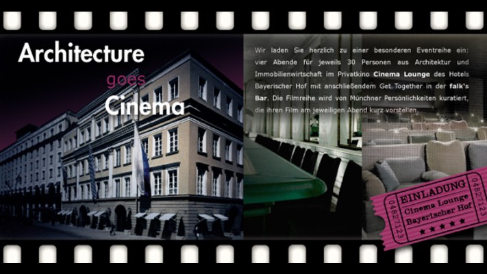 Die Einladung "Architecture goes Cinema"