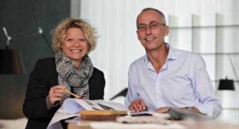 Marina Woschni und Johann Klopsch, Geschäftsführer Neue Werkstätten | Foto: Hubertus Hamm