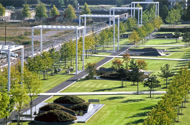 Parkstadt Schwabing, Zentraler Park - muenchenarchitektur