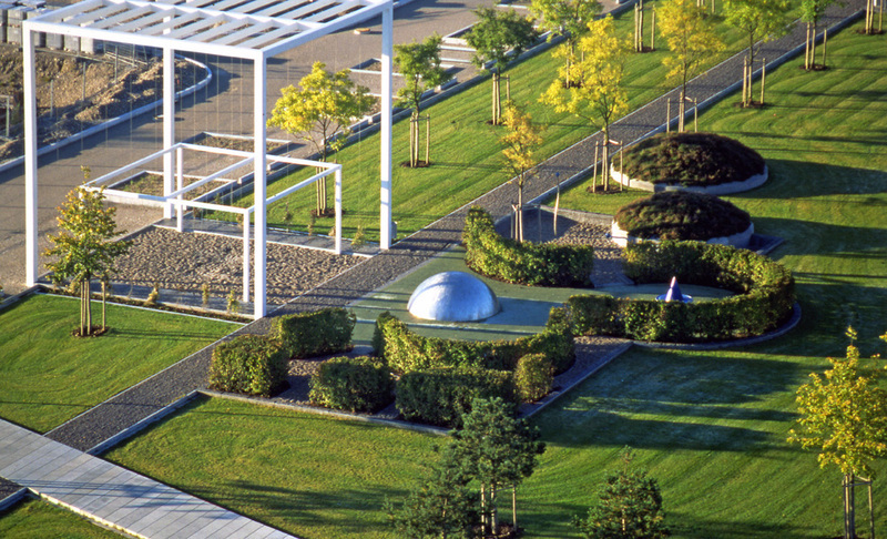 Parkstadt Schwabing, Zentraler Park - MünchenArchitektur
