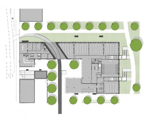 Hochschulerweiterung mit Tweedstoff-Fassade