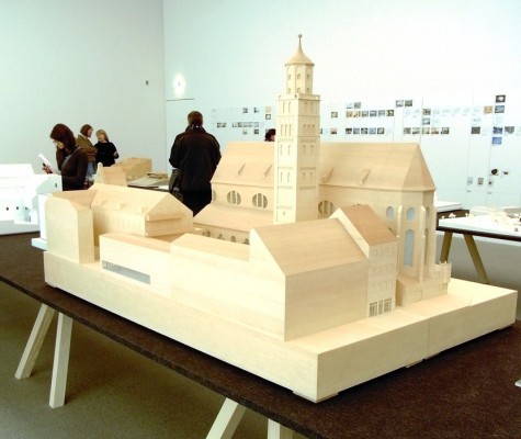 Arbeitsmodell der St. Moritzkirche in Augsburg