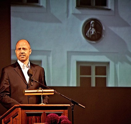 Andreas Hild während seiner Dankesrede