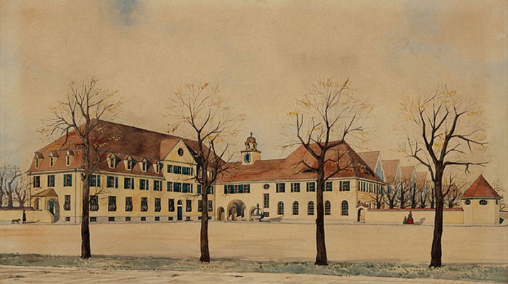 Münchner Großmarkthalle, 1913, Aquarell | © Münchner Stadtmuseum