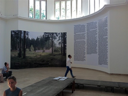 Das Innere des Deutschen Pavillons zur 13. Architekturbiennale in Venedig