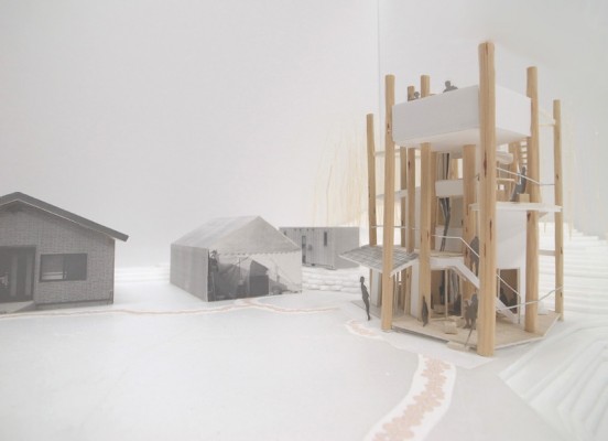 Arbeitsmodell des Rikuzentakata „Home for all“ | © Japan Foundation, 2012