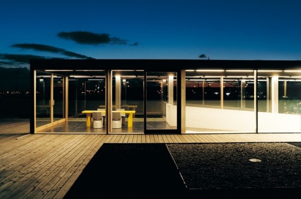 Dachterrasse des showroom in Riem von Jürke Architekten