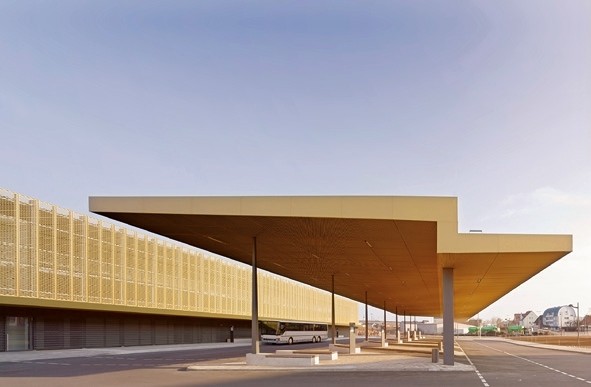 Stadtbauliche Interpretation | Busbahnhof + P+R-Gebäude, Nördlingen, Architekt: MORPHO-LOGIC Architektur + Stadtplanung