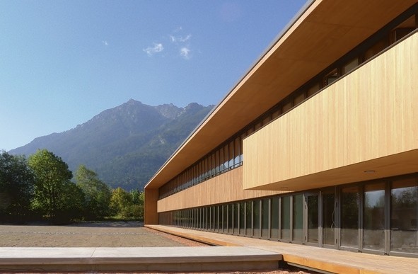 Ökologische Konzeption | Finanzamt, Garmisch-Partenkirchen. Architekt: Reinhard Bauer Architekt, München