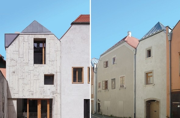 „Urbane Nischen“ – Preis der Stiftung des BDA Bayern | Haus u&#776;ber der Gasse, Passau. Architekt: Köberl Döringer Architekten, Passau