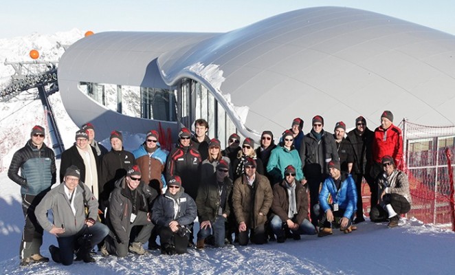 Gruppenbild mit Wildsptizbahn