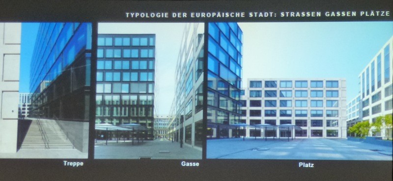 Grundstrukturen: Treppe, Platz und Weg.