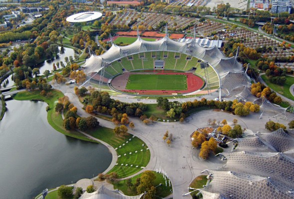 Olympiapark München. Anlagen und Bauten für die Olympischen Spiele 1972