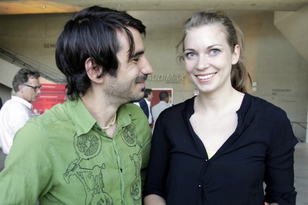 Daniel Castilla und Silvia Pöhlsen, die das Event organisiert haben