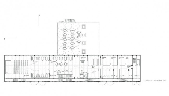 1. Preis | Grundriss Wirtshausebene