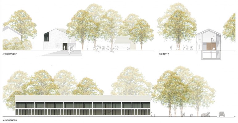 Anerkennung | Schnitt Nordwest, © Bembé Dellinger mit Heiner Luz Landschaftsarchitektur