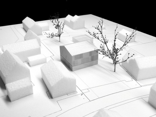 2. Preis | Modell, © Berger und Röcker Architekten mit Hans Specht Landschaftsarchitektur