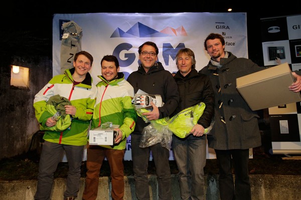 Ski Herren (v.l. Felix Wolf, Moritz Wolf, Michael Mackenrodt, Felix Schädler, Jannis Merz)
