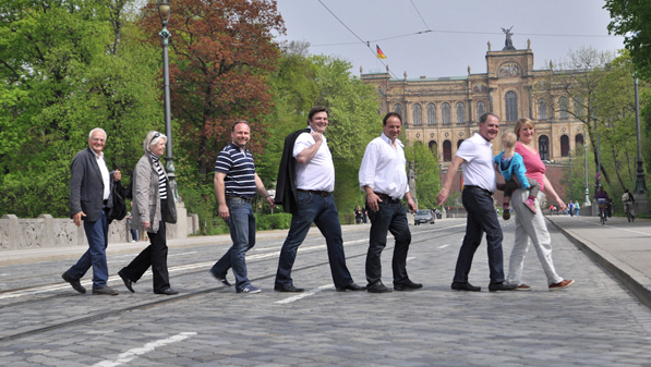 1. Mai 2013: Auf dem “Boulevard Widenmayer” mit Wolfgang Heubisch