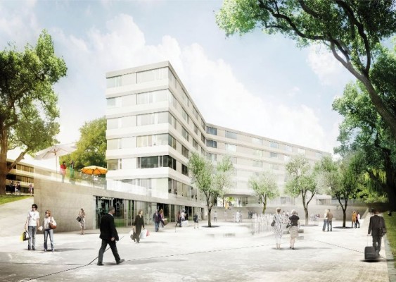 Visualisierung Quartiersplatz | © 03 Architekten