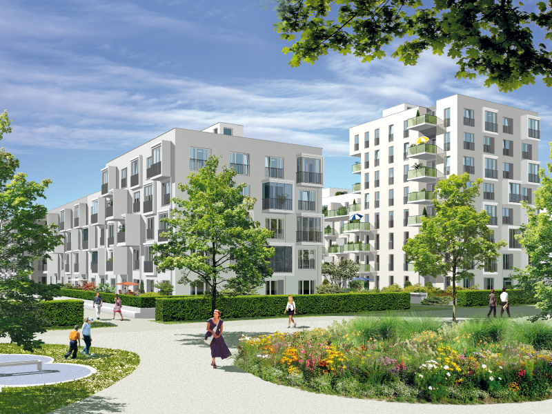 AgfaPark Neue Gärten Giesing MünchenArchitektur