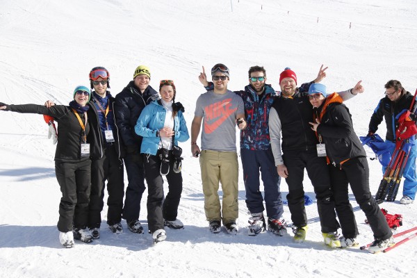 Architekten im Schneefieber