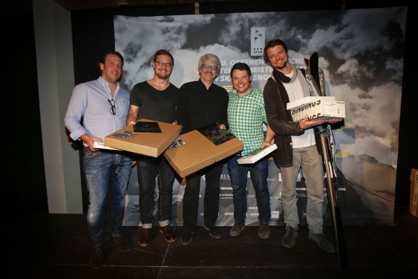 Ski Herren: 1. Platz Jannis Merz, 2. Platz Moritz Wolf, 3. Platz Alexander Hardig, 4. Platz Uwe Schwarz, 5. Platz Simon Sauer