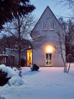 Wohnhaus Ansicht West mit Anbau