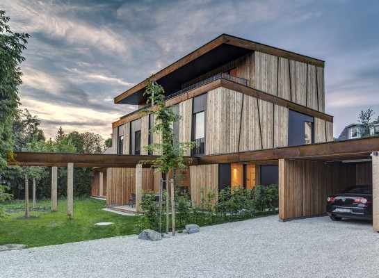 Passiv-Doppelhaus