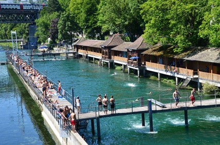 Unterer Letten © Flussbäder Zürich