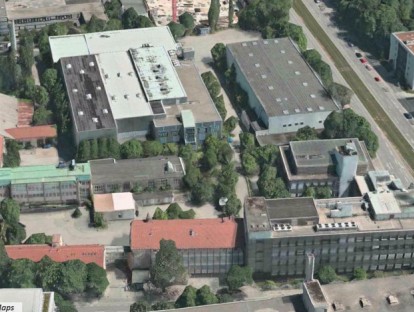 Luftbild Temmler Areal München © Apple Maps, 2015