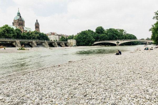 Stadt und Isar