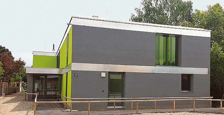 Beispielgebäude für die Untersuchung: Kinderkrippe Hardenstraße (PECK.DAAM.Architekten, München) © Kinderkrippe Hardenstraße