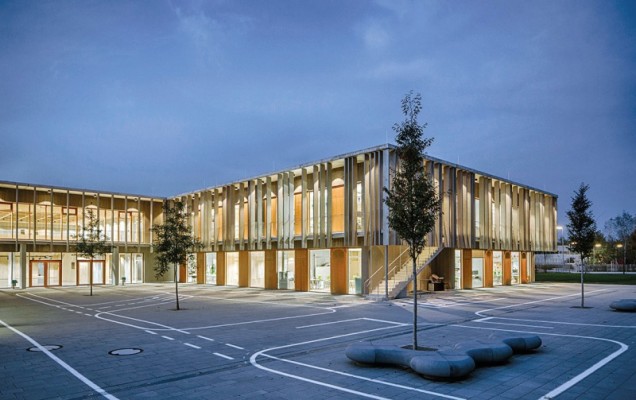 Beispielgebäude für die Untersuchung: Grundschule am Ilse-von-Twardowski-Platz (Balda Architekten GmbH, Fürstenfeldbruck) © Quirin Leppert