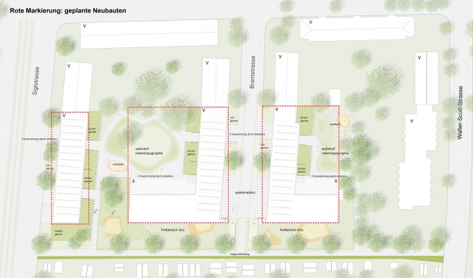 Lageplan; © bogevischs buero Architekten & Stadtplaner GmbH