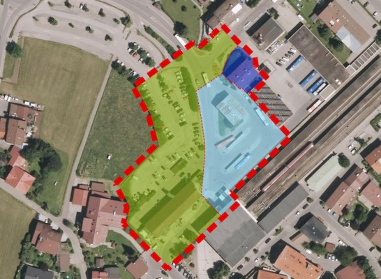 Wettbewerbsabgrenzung – Realisierungsteil (hellblau hinterlegt: kurzfristig zu realisieren; dunkelblau hinterlegt: mittel- bis langfristig zu realisieren) / Ideenteil (grün hinterlegt)