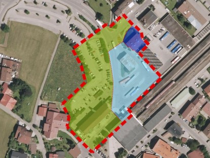 Wettbewerbsabgrenzung – Realisierungsteil (hellblau hinterlegt: kurzfristig zu realisieren; dunkelblau hinterlegt: mittel- bis langfristig zu realisieren) / Ideenteil (grün hinterlegt)