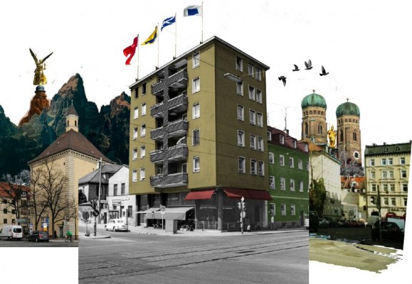 Collage von Bellevue di Monaco