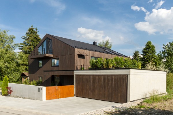 Neubau eines Einfamilienhauses mit Garage