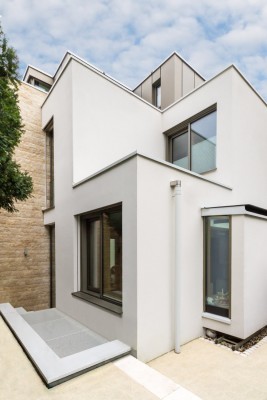 Neubau eines Einfamilienhauses mit Carport