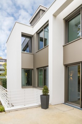 Neubau eines Einfamilienhauses mit Carport