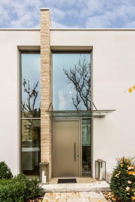 Neubau eines Einfamilienhauses mit Carport