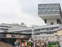 Medienbrücke im Wrrksviertel. © Michael Nagy, LHM