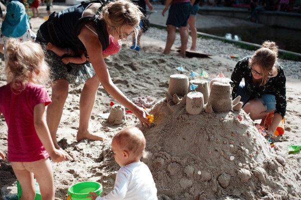 Bei den Kids ist auch die Deko wichtig.