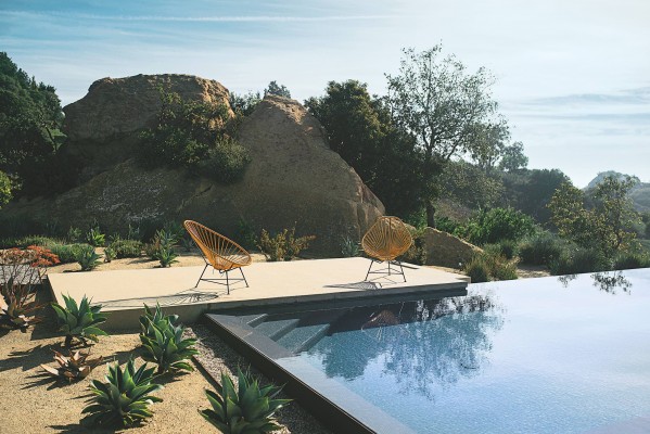 Pool am Saddle Peak House von Sant Architects, Topanga/Kalifornien. © Uncercle, Mickael Samama & Pauline Barré