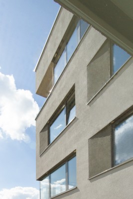 Neubau eines Bürogebäudes mit Café