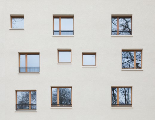 Soziale Wohnbebauung Neu-Ulm, Braunger Wörtz Architekten. Foto: Erich Spahn, Dorothea Steffen
