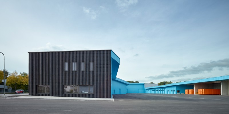 Wertstoff- und Straßenreinigungsdepot Nord, Augsburg. Knerer und Lang Architekten. Foto: Jens Weber + Orla Connolly